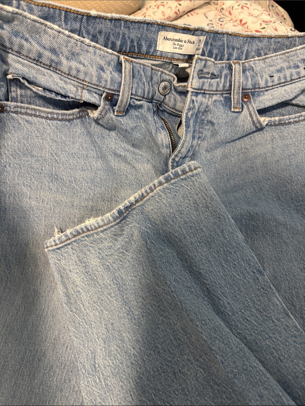 Abercrombie & Fitch Light Wash Straight-Leg Women's Jeans